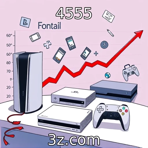 Crescimento das vendas de consoles na indústria de jogos